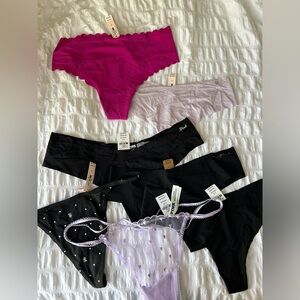PINK Victoria's Secret Panties - 7 pairs in total